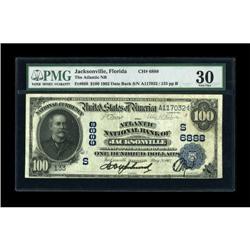 Jacksonville, FL - $100 1902 Date Back Fr. 689