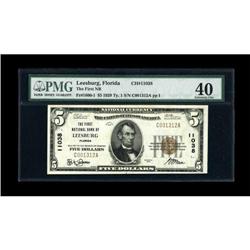 Leesburg, FL - $5 1929 Ty. 1 The First NB Ch. #