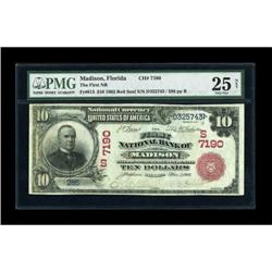 Madison, FL - $10 1902 Red Seal Fr. 613 The