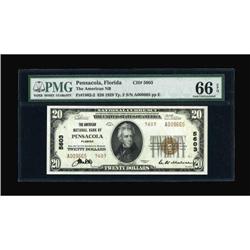 Pensacola, FL - $20 1929 Ty. 2 The American NB