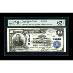 Punta Gorda, FL - $10 1902 Plain Back Fr. 631