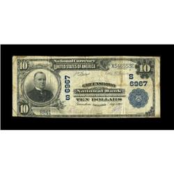 Greensborough, GA - $10 1902 Plain Back Fr. 624