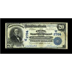 Cottonwood Falls, KS - $20 1902 Date Back Fr.