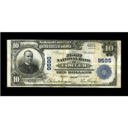 Fowler, KS - $10 1902 Plain Back Fr. 626 The