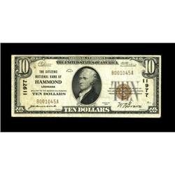 Hammond, LA - $10 1929 Ty. 1 The Citizens NB Ch.