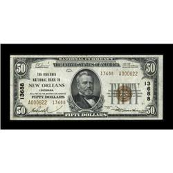 New Orleans, LA - $50 1929 Ty. 2 The Hibernia NB