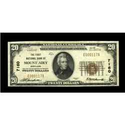 Mount Airy, MD - $20 1929 Ty. 1 The First NB Ch.