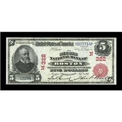 Boston, MA - $5 1902 Red Seal Fr. 587 The Second