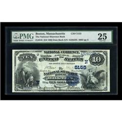 Boston, MA - $10 1882 Date Back Fr. 545 The