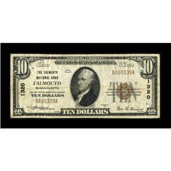 Falmouth, MA - $10 1929 Ty. 1 The Falmouth NB