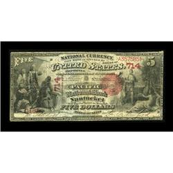 Nantucket, MA - $5 1875 Fr. 401 The Pacific NB