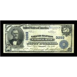 Grand Rapids, MI - $50 1902 Plain Back Fr. 678