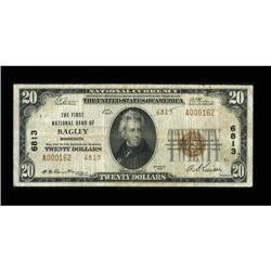 Bagley, MN - $20 1929 Ty. 2 The First NB Ch. #