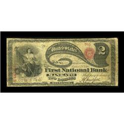 Mankato, MN - $2 Original Fr. 388 The First NB