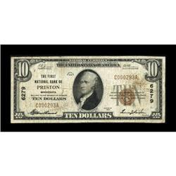 Preston, MN - $20 1929 Ty. 1 The First NB Ch. #