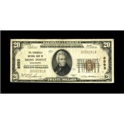 Moss Point, MS - $20 1929 Ty. 1 The Pascagoula