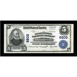 Atlantic City, NJ - $5 1902 Plain Back Fr. 600