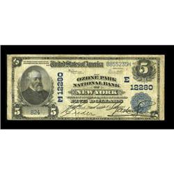 New York, NY - $5 1902 Plain Back Fr. 609 The