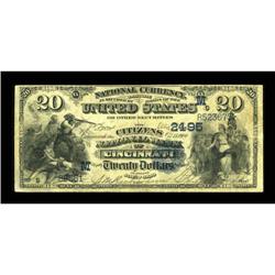 Cincinnati, OH - $20 1882 Value Back Fr. 581 The