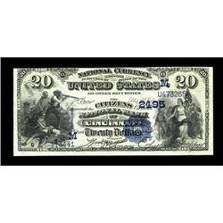 Cincinnati, OH - $20 1882 Value Back Fr. 581 The