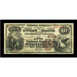 Cincinnati, OH - $10 1882 Brown Back Fr. 487 The