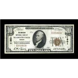 Klamath Falls, OR - $10 1929 Ty. 1 The American