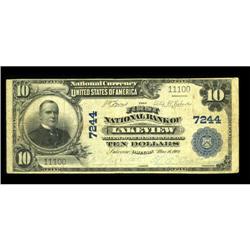 Lakeview, OR - $10 1902 Plain Back Fr. 624 The