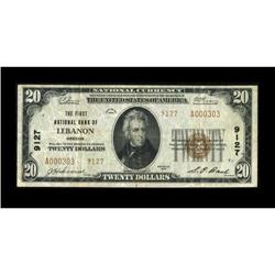 Lebanon, OR - $20 1929 Ty. 2 The First NB Ch. #