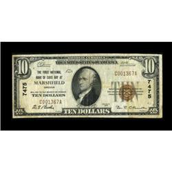 Marshfield, OR - $10 1929 Ty. 1 The First NB of