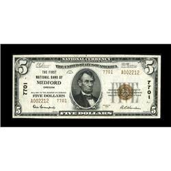 Medford, OR - $5 1929 Ty. 2 The First NB Ch. #