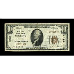 Newberg, OR - $10 1929 Ty. 1 United States NB