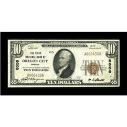 Oregon City, OR - $10 1929 Ty. 1 The First NB