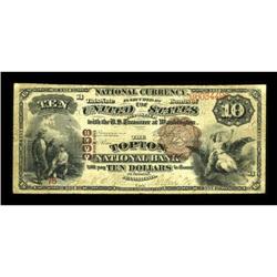 Topton, PA - $10 1882 Brown Back Fr. 482 The