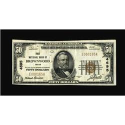 Brownwood, TX - $50 1929 Ty. 1 The Brownwood NB
