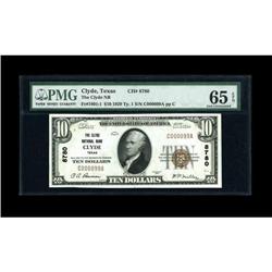 Clyde, TX - $10 1929 Ty. 1 The Clyde NB Ch. #