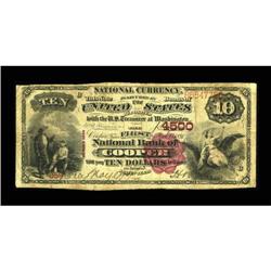 Cooper, TX - $10 1882 Brown Back Fr. 484 The