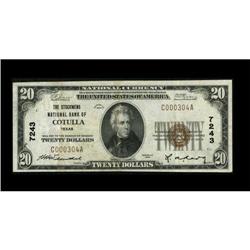 Cotulla, TX - $20 1929 Ty. 1 The Stockmens NB