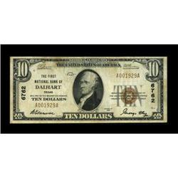 Dalhart, TX - $10 1929 Ty. 1 The First NB Ch. #