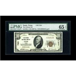 Ennis, TX - $10 1929 Ty. 1 The Citizens NB Ch. #