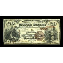 Goldthwaite, TX - $20 1882 Brown Back Fr. 504