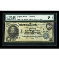 Houston, TX - $100 1902 Date Back Fr. 690 The