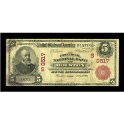 Houston, TX - $5 1902 Red Seal Fr. 588 The