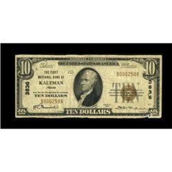 Kaufman, TX - $10 1929 Ty. 1 The First NB Ch. #