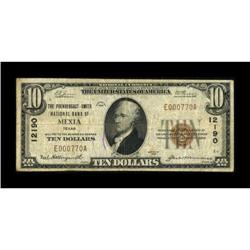 Mexia, TX - $10 1929 Ty. 1 The Prendergast-Smith