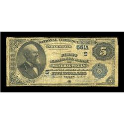 Mineral Wells, TX - $5 1882 Value Back Fr. 574
