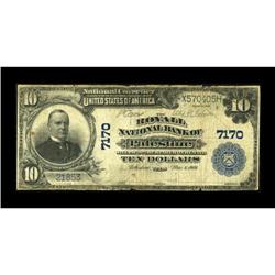 Palestine, TX - $10 1902 Plain Back Fr. 624 The