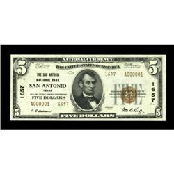 San Antonio, TX - $5 1929 Ty. 2 The San Antonio