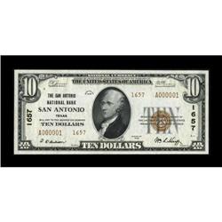 San Antonio, TX - $10 1929 Ty. 2 The San Antonio