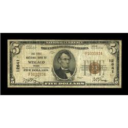 Weslaco, TX - $5 1929 Ty. 1 The First NB Ch. #