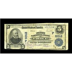 Price, UT - $5 1902 Plain Back Fr. 608 The First